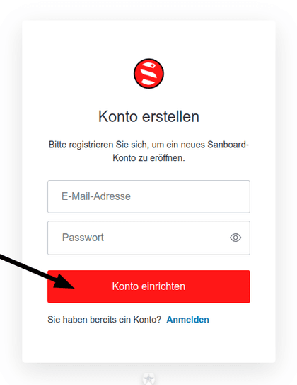 Sanboard Sign-Up Auth0