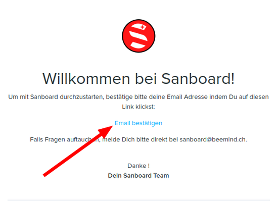 Sanboard Sign-Up Verify